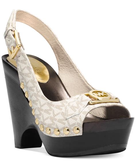 michael kors platform shoes|Michael Kors heels platform.